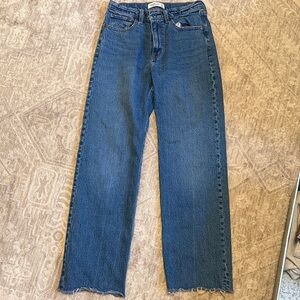 Abercrombie & Fitch High Rise Indigo Jeans
